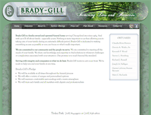 Tablet Screenshot of bradygill.com